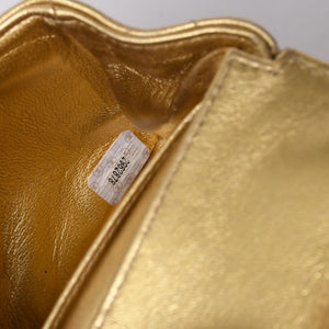 Very good condition CHANEL CHANEL Matelasse parent-child bag mini 2nd series bag gold gold hardware used 4a000926