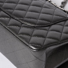 画像をギャラリービューアに読み込む, 新品同様 CHANEL シャネル マトラッセ25 Wフラップ Wチェーンショルダーバッグ シャイングレー ランダム ラムスキン シルバー金具 中古 4a001064