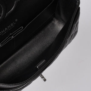 新品同様 CHANEL シャネル マトラッセ25 Wフラップ Wチェーンショルダーバッグ シャイングレー ランダム ラムスキン シルバー金具 中古 4a001064