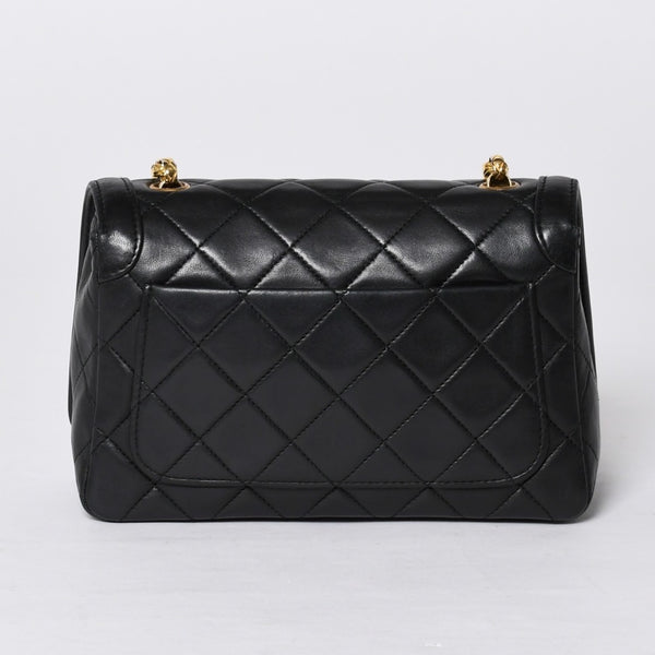 極美品 CHANEL シャネル ビジュー 横長 20cm ショルダーバッグ 1番台 ミニマトラッセ ショルダーチェーン ラムスキン 中古 4a001065