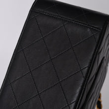 画像をギャラリービューアに読み込む, 極美品 CHANEL シャネル デカマトラッセ34 SフラップWチェーンショルダーバッグ 2番台 ココマーク ラムスキン ブラック 中古 4a000898