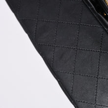 画像をギャラリービューアに読み込む, 極美品 CHANEL シャネル マトラッセ25 Wフラップ Wチェーンショルダーバッグ A01112 20番台 ラムスキン ココマーク ブラック ゴールド 中古 4a001272