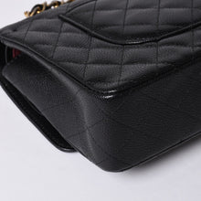 画像をギャラリービューアに読み込む, 激レア ヴィンテージ CHANEL シャネル マトラッセ25 Wフラップ Wチェーンショルダーバッグ 1番台 キャビアスキン ゴールド金具 美品 中古 4a001245