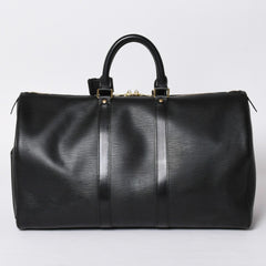LOUIS VUITTON Keepall 45 Boston Bag M59152 Epi Leather Black Gold Hardware Good Condition Used 4a000901