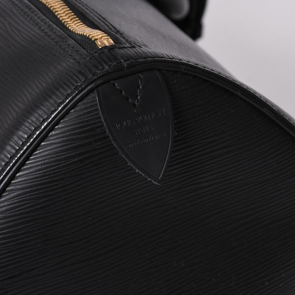 LOUIS VUITTON Keepall 45 Boston Bag M59152 Epi Leather Black Gold Hardware Good Condition Used 4a000901