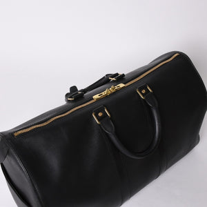 LOUIS VUITTON Keepall 45 Boston Bag M59152 Epi Leather Black Gold Hardware Good Condition Used 4a000901