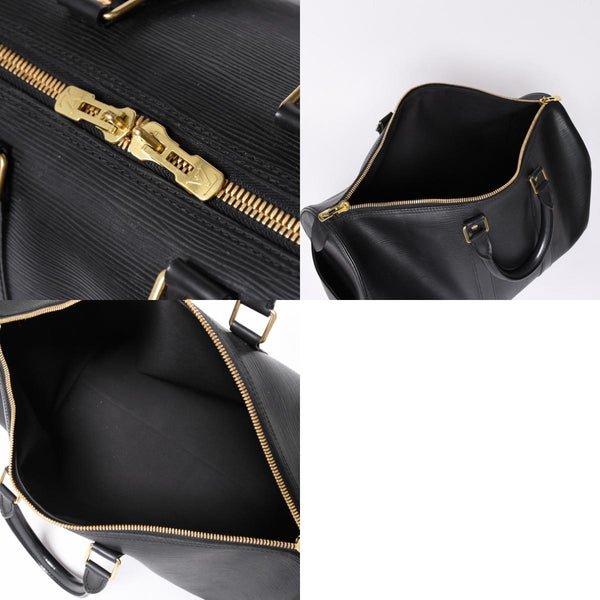 LOUIS VUITTON Keepall 45 Boston Bag M59152 Epi Leather Black Gold Hardware Good Condition Used 4a000901