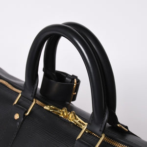 LOUIS VUITTON Keepall 45 Boston Bag M59152 Epi Leather Black Gold Hardware Good Condition Used 4a000901