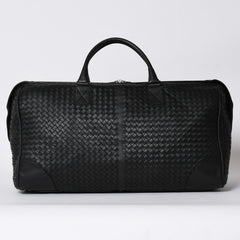 BOTTEGA VENETA ボッテガヴェネタ ボストンバッグ イントレチャート ラージダッフルバッグ レザー 152229 V4651 1000 美品 中古 4a001172