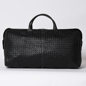BOTTEGA VENETA ボッテガヴェネタ ボストンバッグ イントレチャート ラージダッフルバッグ レザー 152229 V4651 1000 美品 中古 4a001172