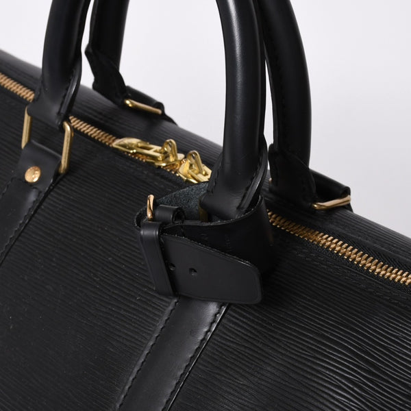 LOUIS VUITTON Keepall 45 Boston Bag M59152 Epi Leather Black Gold Hardware Good Condition Used 4a000901