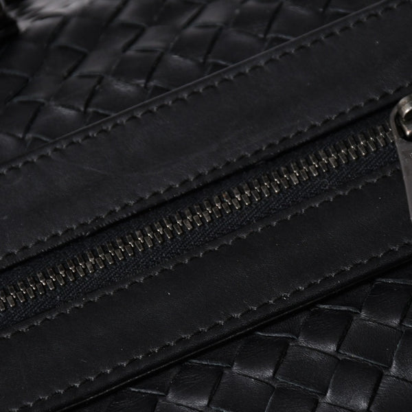 BOTTEGA VENETA ボッテガヴェネタ ボストンバッグ イントレチャート ラージダッフルバッグ レザー 152229 V4651 1000 美品 中古 4a001172