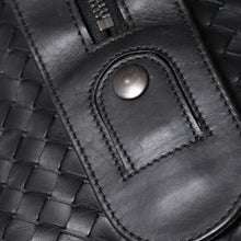 画像をギャラリービューアに読み込む, BOTTEGA VENETA ボッテガヴェネタ ボストンバッグ イントレチャート ラージダッフルバッグ レザー 152229 V4651 1000 美品 中古 4a001172