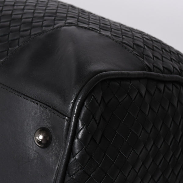 BOTTEGA VENETA ボッテガヴェネタ ボストンバッグ イントレチャート ラージダッフルバッグ レザー 152229 V4651 1000 美品 中古 4a001172
