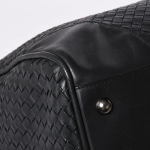 BOTTEGA VENETA ボッテガヴェネタ ボストンバッグ イントレチャート ラージダッフルバッグ レザー 152229 V4651 1000 美品 中古 4a001172