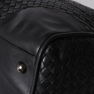 BOTTEGA VENETA ボッテガヴェネタ ボストンバッグ イントレチャート ラージダッフルバッグ レザー 152229 V4651 1000 美品 中古 4a001172