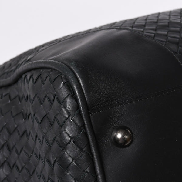 BOTTEGA VENETA ボッテガヴェネタ ボストンバッグ イントレチャート ラージダッフルバッグ レザー 152229 V4651 1000 美品 中古 4a001172