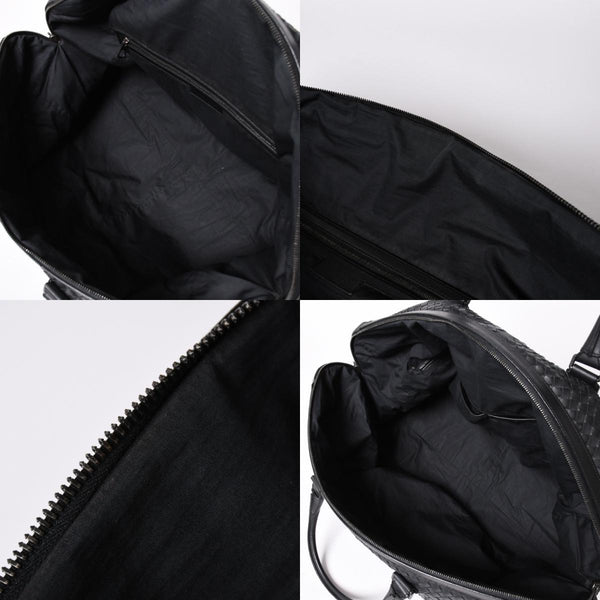 BOTTEGA VENETA ボッテガヴェネタ ボストンバッグ イントレチャート ラージダッフルバッグ レザー 152229 V4651 1000 美品 中古 4a001172