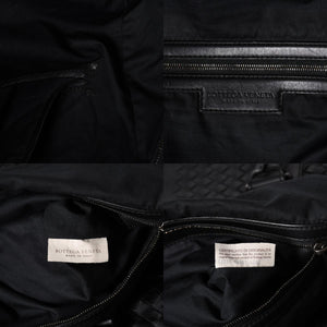 BOTTEGA VENETA ボッテガヴェネタ ボストンバッグ イントレチャート ラージダッフルバッグ レザー 152229 V4651 1000 美品 中古 4a001172