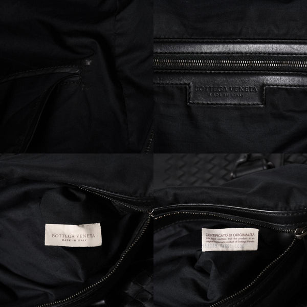 BOTTEGA VENETA ボッテガヴェネタ ボストンバッグ イントレチャート ラージダッフルバッグ レザー 152229 V4651 1000 美品 中古 4a001172