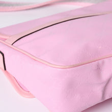 画像をギャラリービューアに読み込む, GUCCI グッチ GGキャンバス Shoulder Bag ワンショルダーバッグ 297559 ピンク インプリメ シルバー金具 美品 中古 4a001094