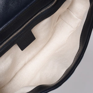 New and unused GUCCI GG Marmont Matelasse Diagonal Canvas Shoulder Bag Blue GG Pattern Chain Used 4a000922