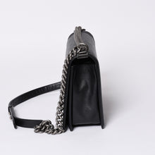 画像をギャラリービューアに読み込む, 極美品 CHANEL シャネル ボーイシャネル シェブロン チェーンショルダーバッグ A92193 20番台 ココマーク カーフスキン ブラック 中古 4a000907
