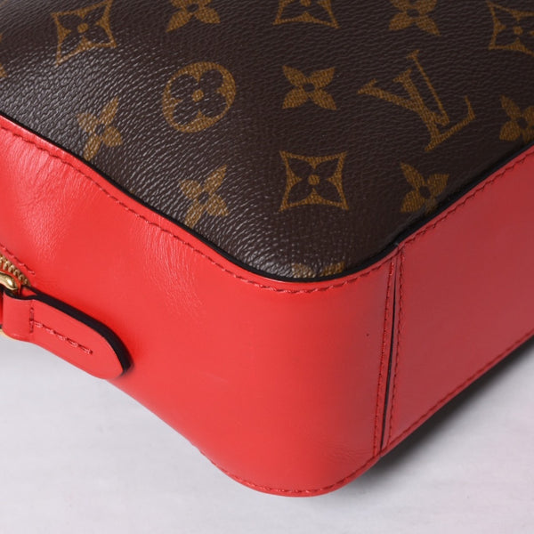 Like new LOUIS VUITTON Shoulder bag M43557 Saintonge Freesia Brown Red Gold hardware Used 4a000996