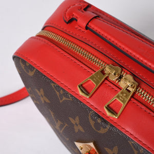 Like new LOUIS VUITTON Shoulder bag M43557 Saintonge Freesia Brown Red Gold hardware Used 4a000996