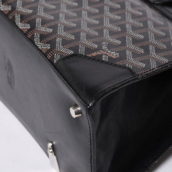 GOYARD Saigon PM Hand Bag Handbag Made in France Black Brown Good Condition Used 4a000986