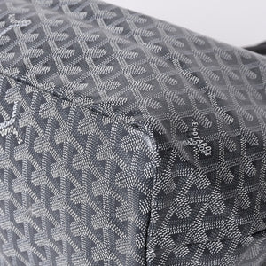 新品同様 GOYARD ゴヤール サンルイPM バッグ トートバッグ STLOUIPMLTY01CL01P グレー PVC レザー 中古 4a000881