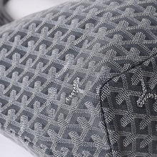 画像をギャラリービューアに読み込む, 新品同様 GOYARD ゴヤール サンルイPM バッグ トートバッグ STLOUIPMLTY01CL01P グレー PVC レザー 中古 4a000881