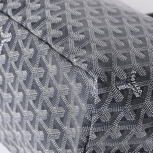 新品同様 GOYARD ゴヤール サンルイPM バッグ トートバッグ STLOUIPMLTY01CL01P グレー PVC レザー 中古 4a000881