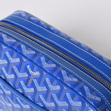 画像をギャラリービューアに読み込む, 新品同様 GOYARD ゴヤール カップヴェールPM バッグ ショルダーバッグ CAPVE2PMLTY10CL10P PVC レザー ブルー 中古 4a001081