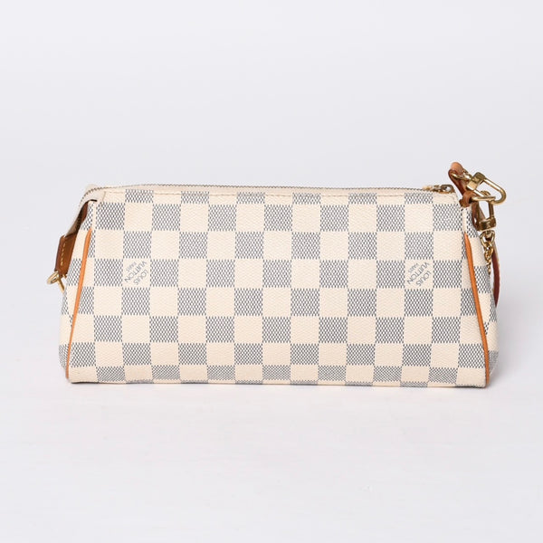 極美品 LOUIS VUITTON ルイヴィトン ダミエ アズール エヴァ 2WAY ハンド ショルダー バッグ N55214 中古 4a000728