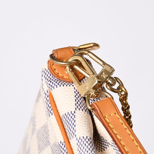 極美品 LOUIS VUITTON ルイヴィトン ダミエ アズール エヴァ 2WAY ハンド ショルダー バッグ N55214 中古 4a000728