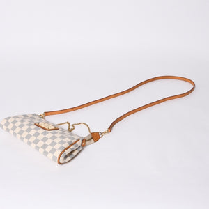 極美品 LOUIS VUITTON ルイヴィトン ダミエ アズール エヴァ 2WAY ハンド ショルダー バッグ N55214 中古 4a000728