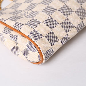 極美品 LOUIS VUITTON ルイヴィトン ダミエ アズール エヴァ 2WAY ハンド ショルダー バッグ N55214 中古 4a000728