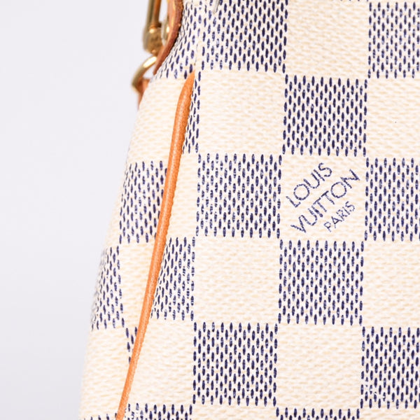 極美品 LOUIS VUITTON ルイヴィトン ダミエ アズール エヴァ 2WAY ハンド ショルダー バッグ N55214 中古 4a000728