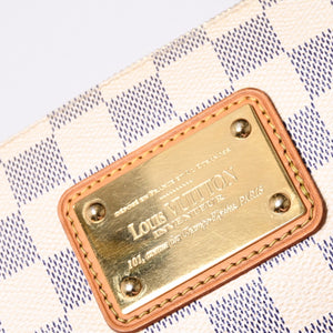 極美品 LOUIS VUITTON ルイヴィトン ダミエ アズール エヴァ 2WAY ハンド ショルダー バッグ N55214 中古 4a000728