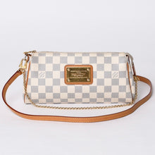 画像をギャラリービューアに読み込む, LOUIS VUITTON ルイヴィトン ダミエ アズール エヴァ 2WAY ハンド ショルダー バッグ N55214 美品 中古 4a000729
