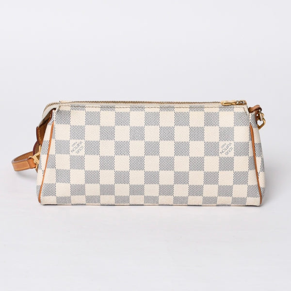 LOUIS VUITTON ルイヴィトン ダミエ アズール エヴァ 2WAY ハンド ショルダー バッグ N55214 美品 中古 4a000729