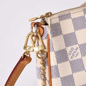 LOUIS VUITTON ルイヴィトン ダミエ アズール エヴァ 2WAY ハンド ショルダー バッグ N55214 美品 中古 4a000729