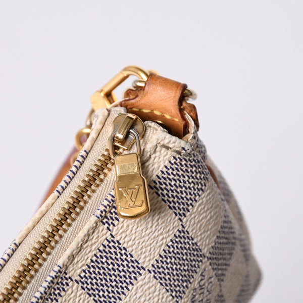 LOUIS VUITTON ルイヴィトン ダミエ アズール エヴァ 2WAY ハンド ショルダー バッグ N55214 美品 中古 4a000729