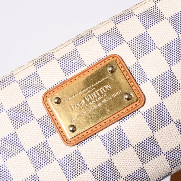 LOUIS VUITTON ルイヴィトン ダミエ アズール エヴァ 2WAY ハンド ショルダー バッグ N55214 美品 中古 4a000729