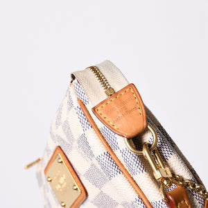 LOUIS VUITTON ルイヴィトン ダミエ アズール エヴァ 2WAY ハンド ショルダー バッグ N55214 美品 中古 4a000729
