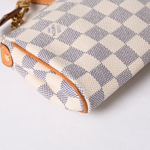 LOUIS VUITTON ルイヴィトン ダミエ アズール エヴァ 2WAY ハンド ショルダー バッグ N55214 美品 中古 4a000729
