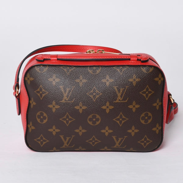 Like new LOUIS VUITTON Shoulder bag M43557 Saintonge Freesia Brown Red Gold hardware Used 4a000996