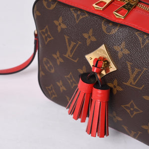 Like new LOUIS VUITTON Shoulder bag M43557 Saintonge Freesia Brown Red Gold hardware Used 4a000996