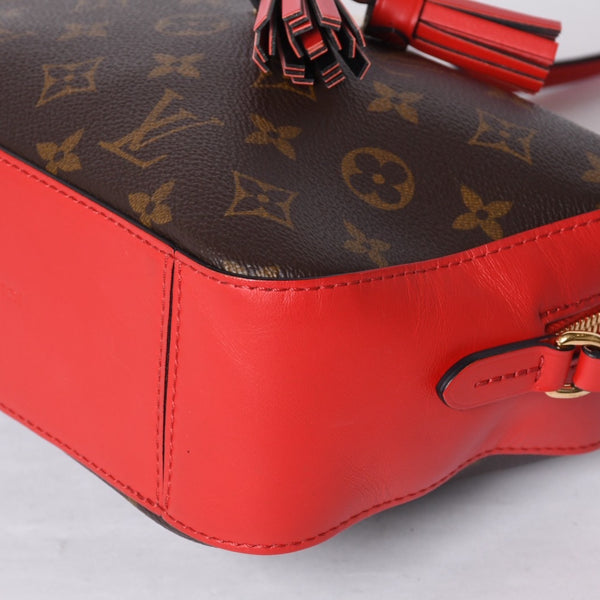 Like new LOUIS VUITTON Shoulder bag M43557 Saintonge Freesia Brown Red Gold hardware Used 4a000996